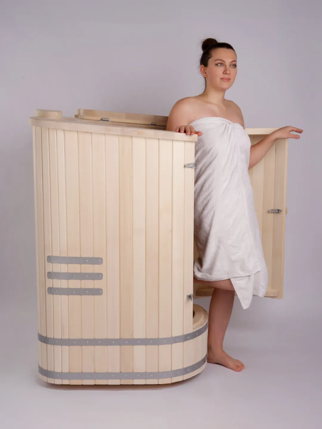 Fitosauna Compact z drewna lipowego + generator pary 2000W