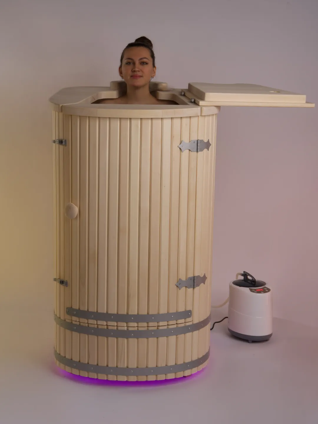 Fitosauna Masywna z drewna lipowego + generator pary 2000W